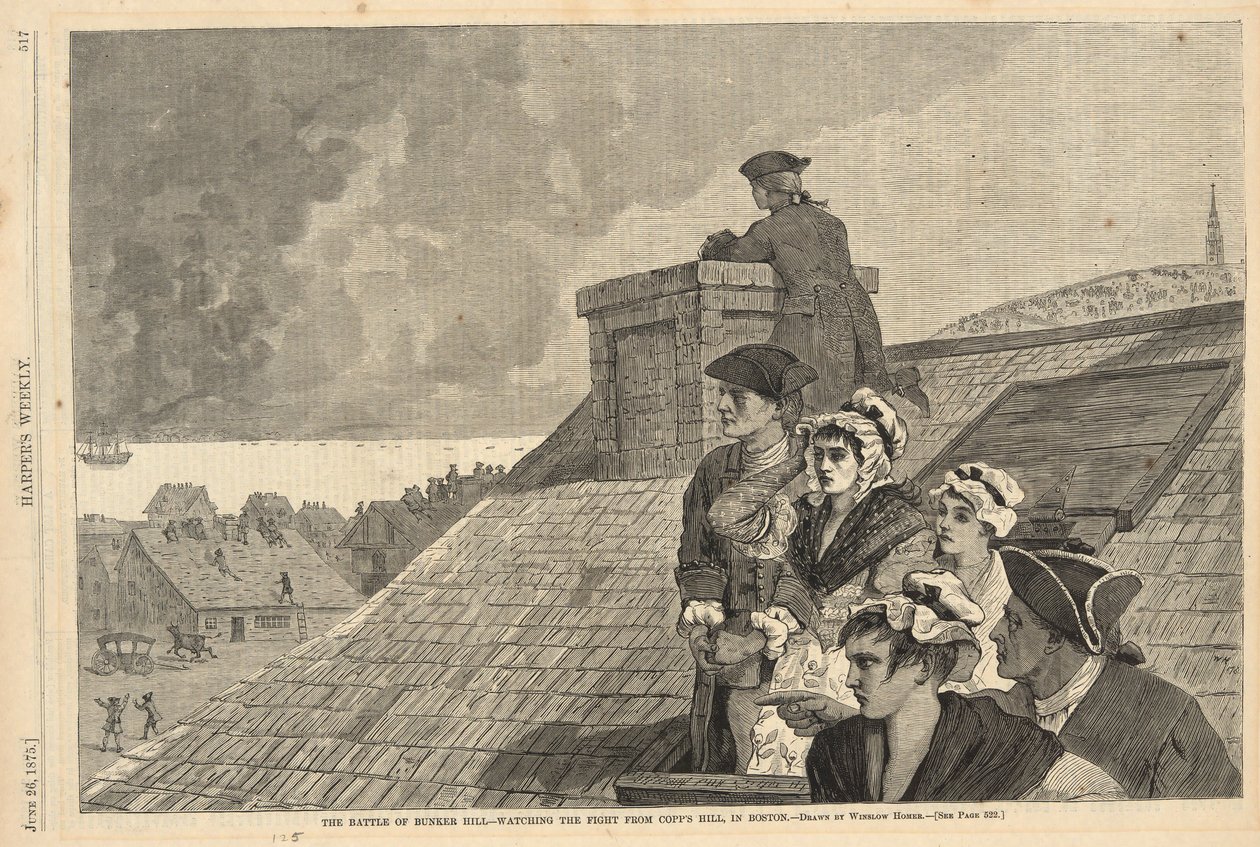 Slaget vid Bunker Hill av Winslow Homer