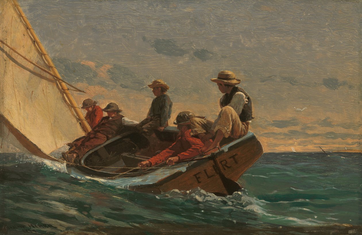 Flirten av Winslow Homer