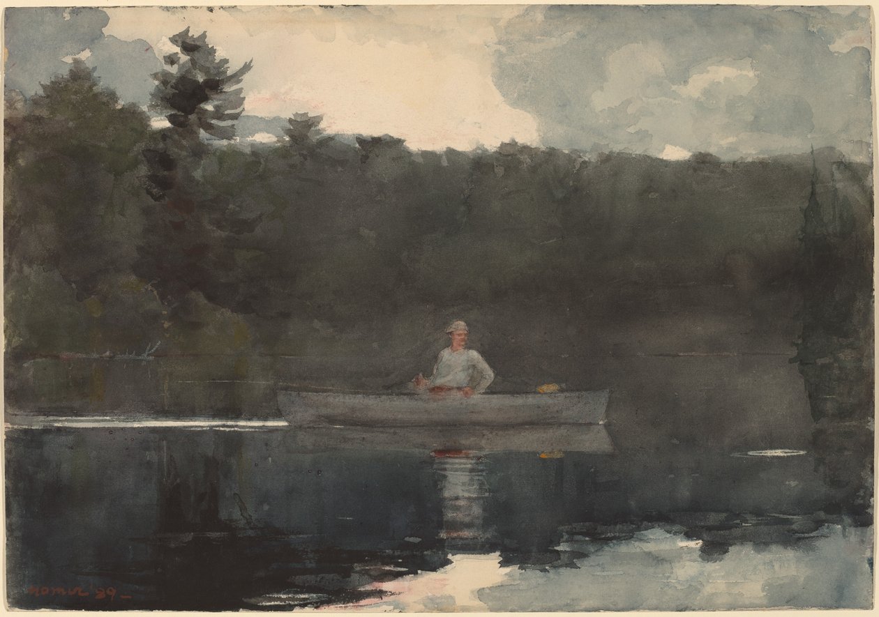 Den ensamme fiskaren av Winslow Homer