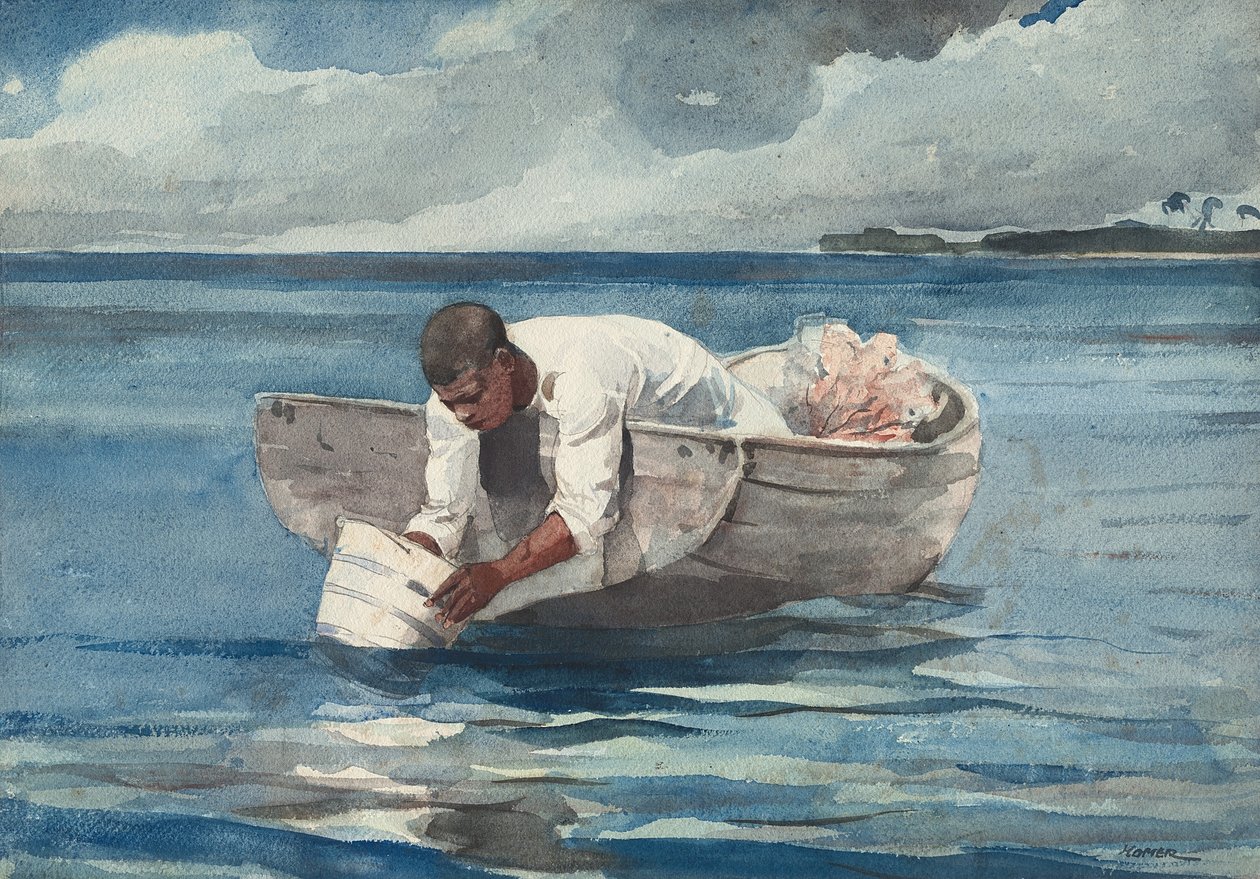 Vattenfläkten, 1898-99 av Winslow Homer