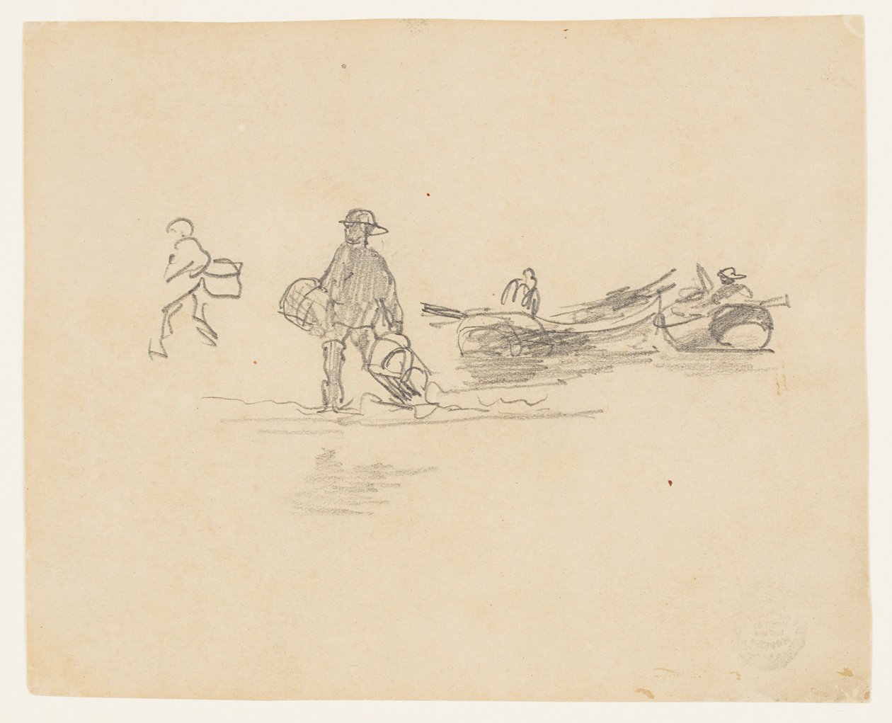 Två fiskare, England av Winslow Homer