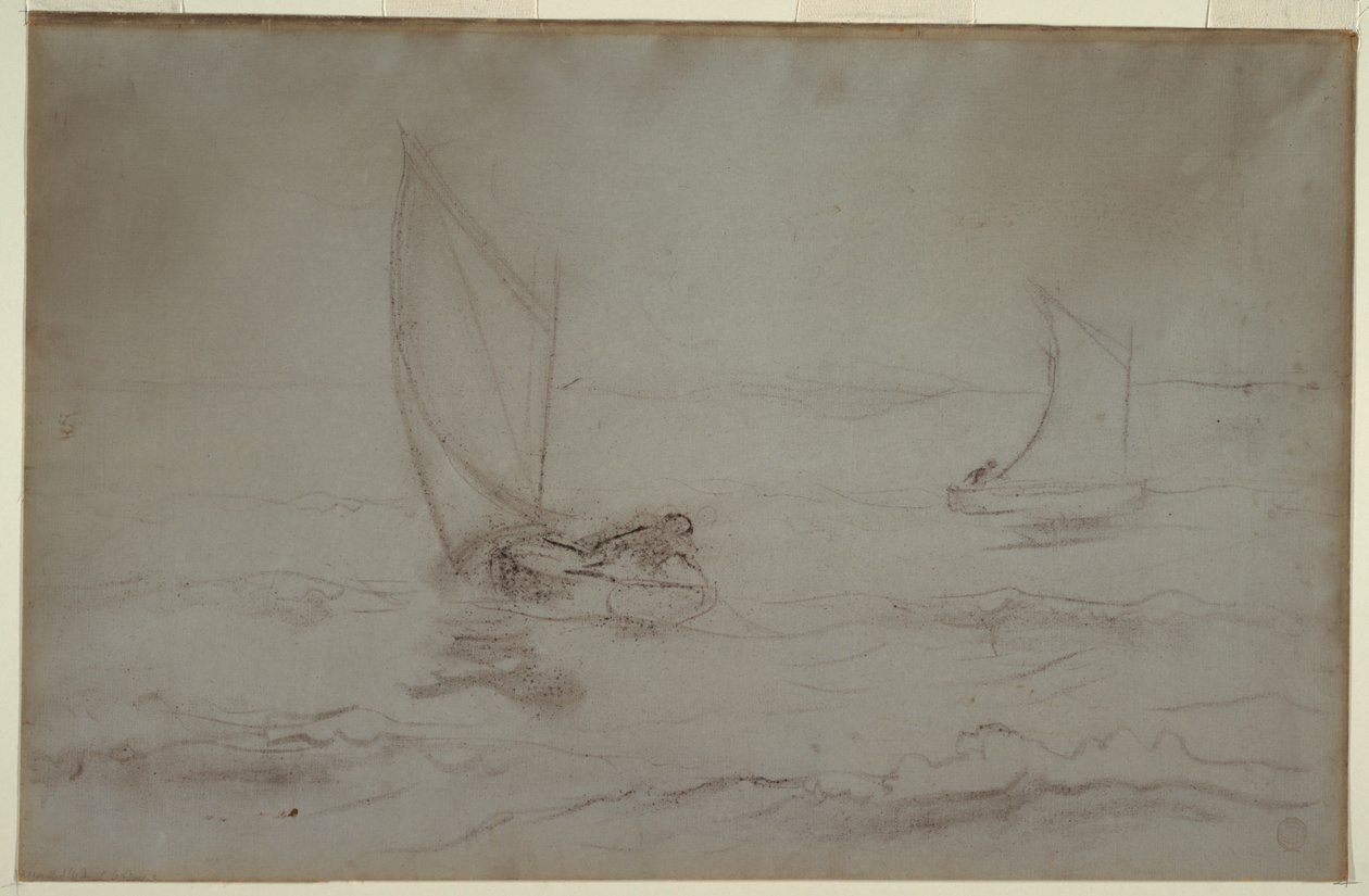 Två slupar segling av Winslow Homer