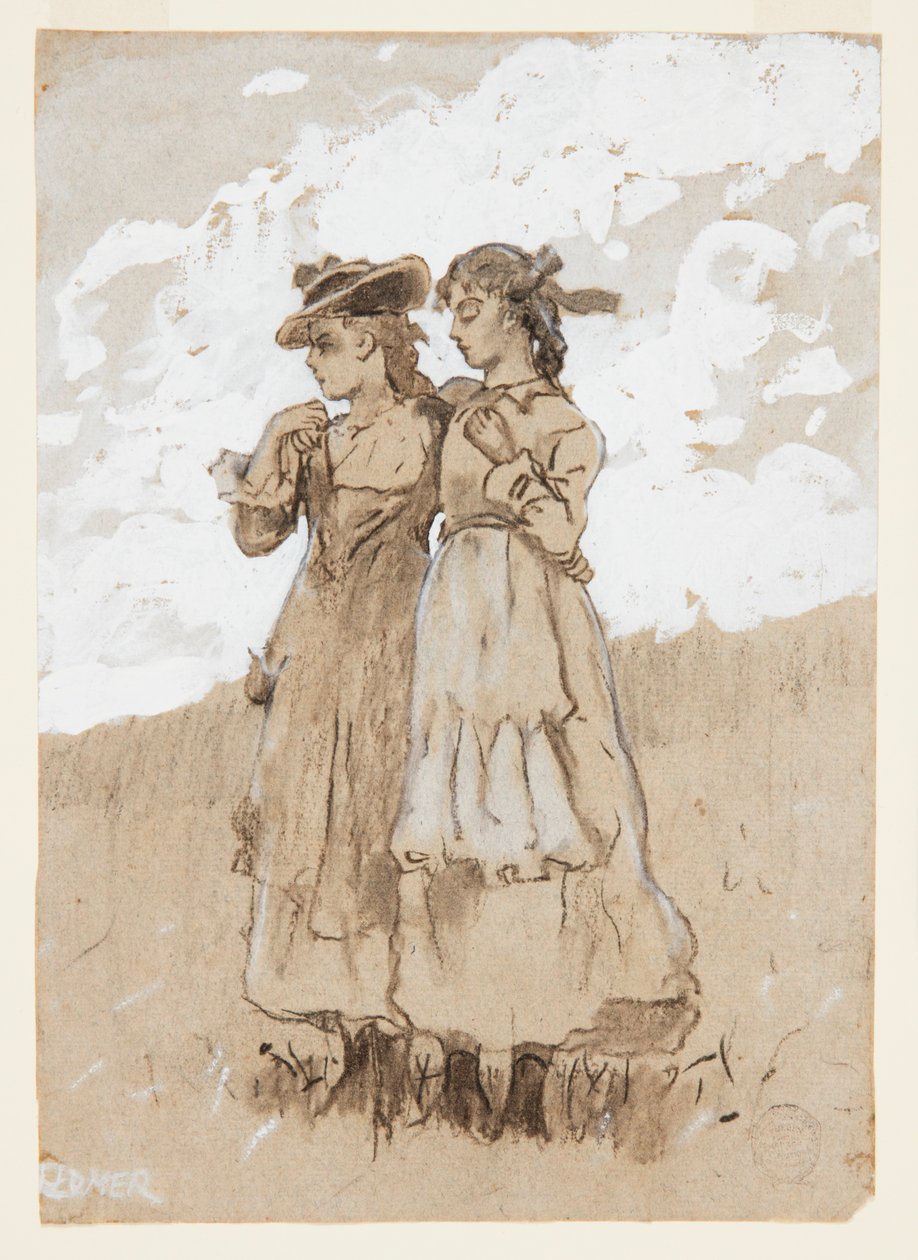 Två unga flickor av Winslow Homer