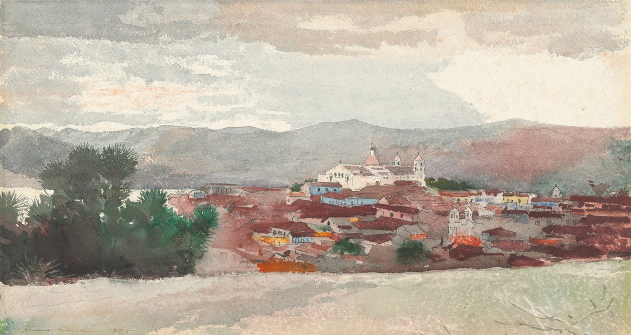 Utsikt över Santiago de Cuba, 1885. av Winslow Homer