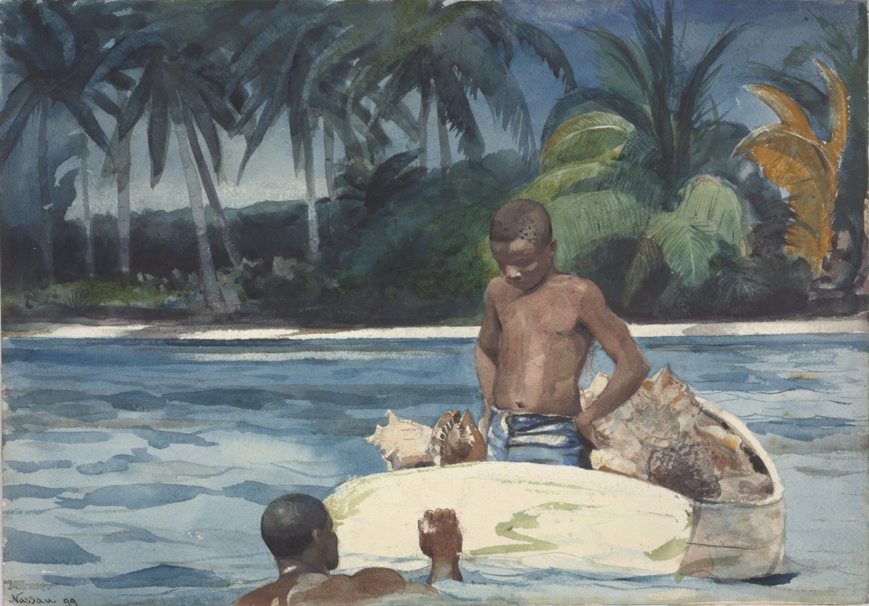 Västindiska dykare av Winslow Homer