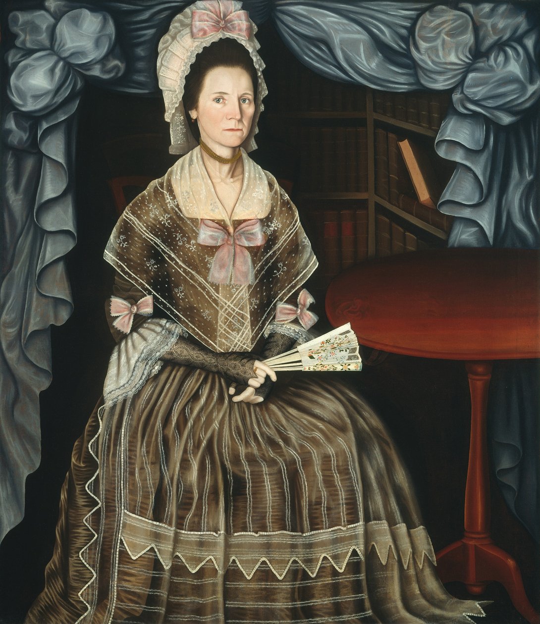 Mrs Samuel Chandler, ca. 1780. av Winthrop Chandler