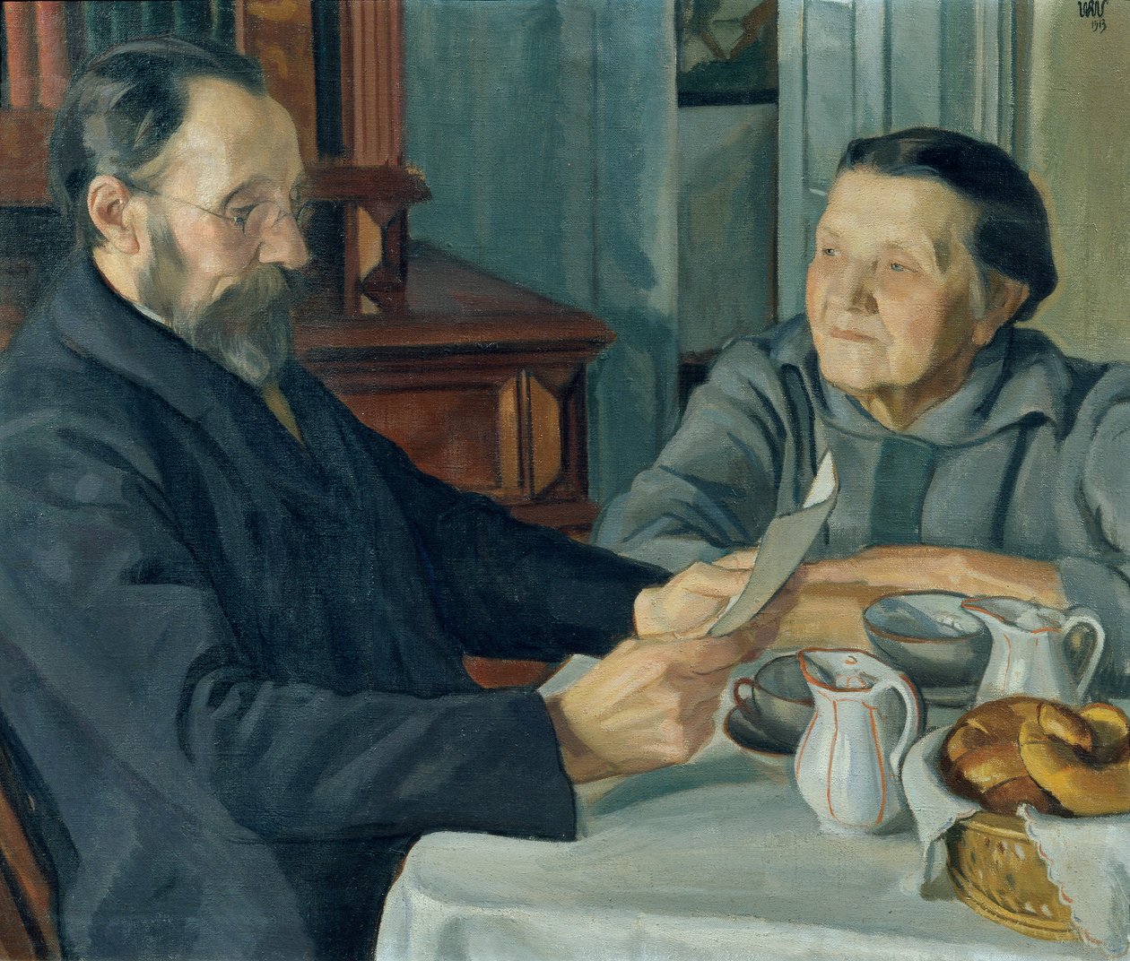 konstnärens föräldrar av Wojciech Stanislaw Weiss