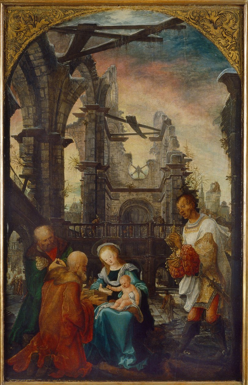 The Adoration of the Magi, 1521 av Wolf Huber