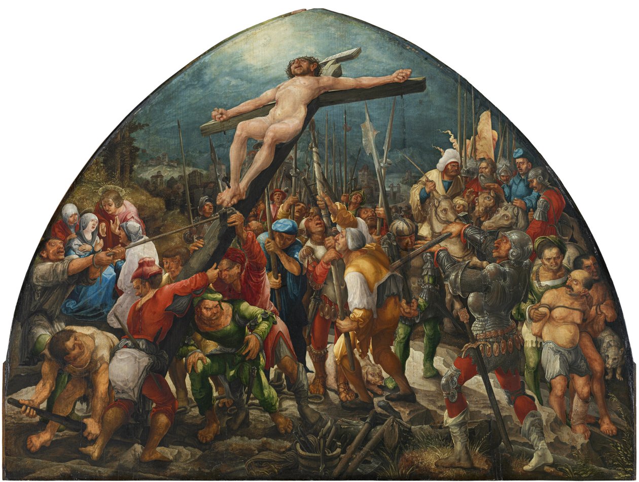 The Elevation of the Cross, ca. 1525 av Wolf Huber