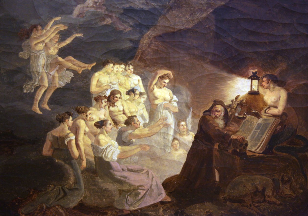 Saint Anthony frestelse av Wolfgang Adam Töpffer