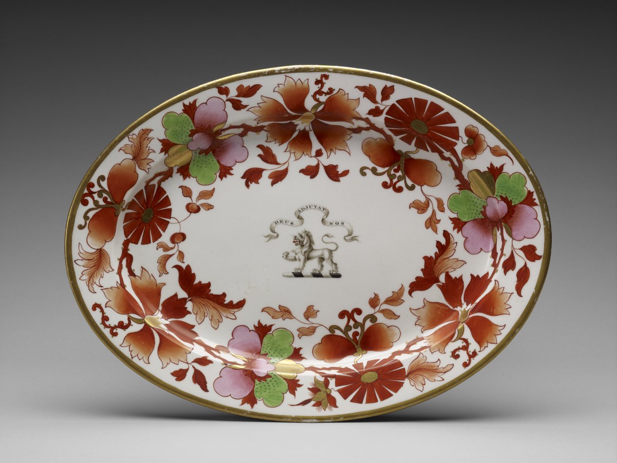 Tallrik av Worcester Porcelain Manufactory