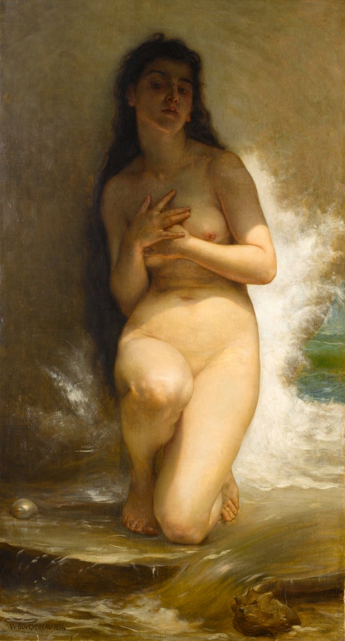 La Perle av Workshop of William Adolphe Bouguereau
