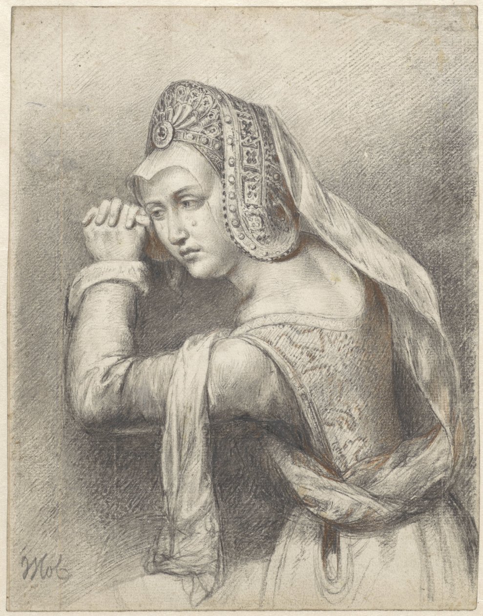 Wenende Maria Magdalena av Woutherus Mol