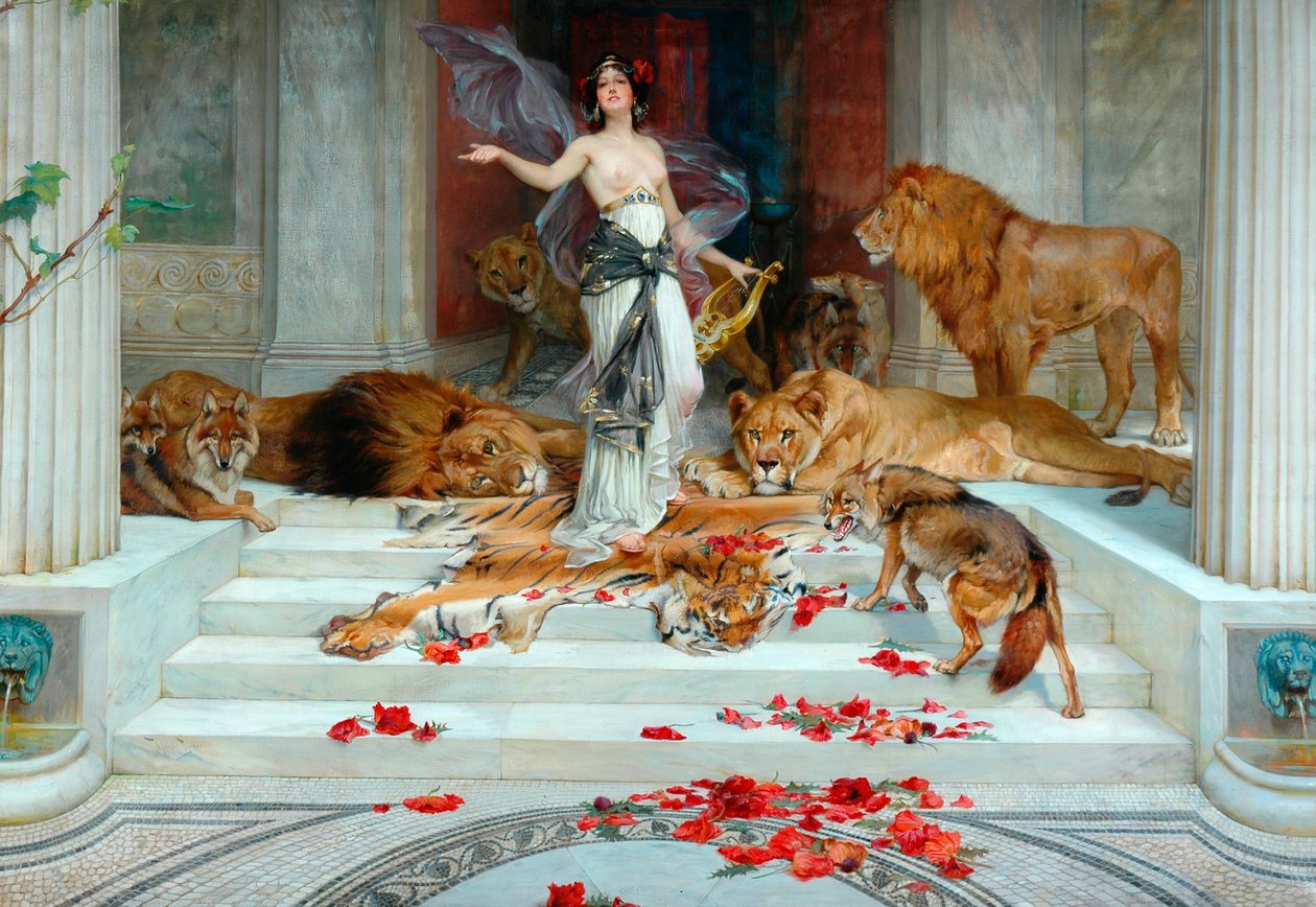 Circe, ca 1889 av Wright Barker