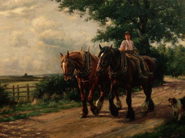 På vägen hem av Wright Barker