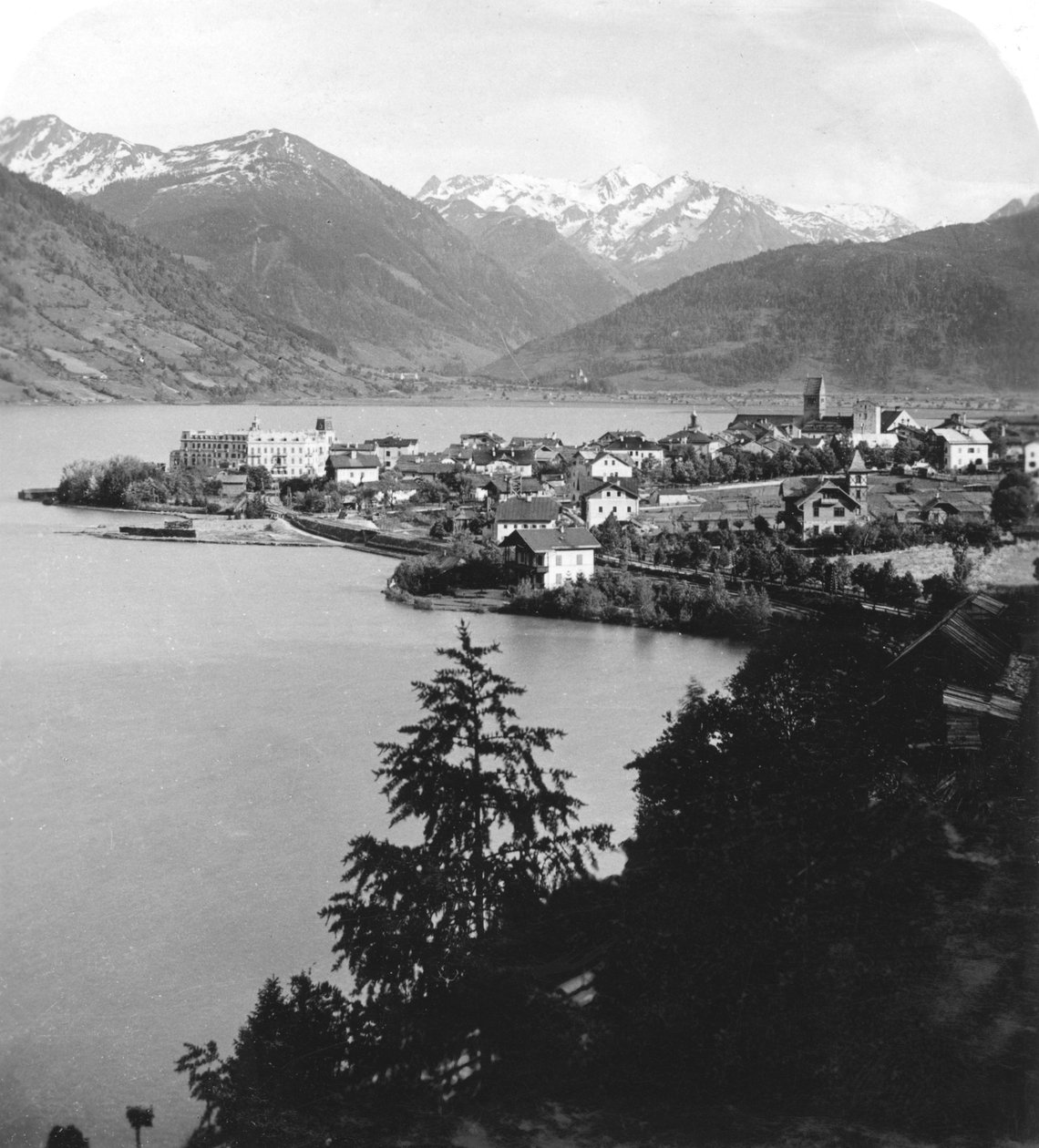 Zell am See, Salzburg, Österrike, ca 1900-talet. av Wurthle and Sons