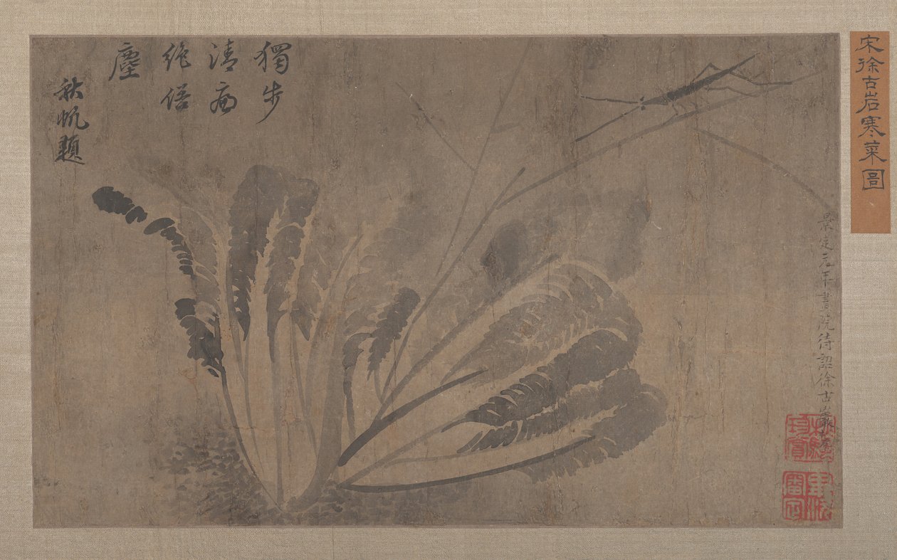 Kål och insekter. av Xu Daoguang