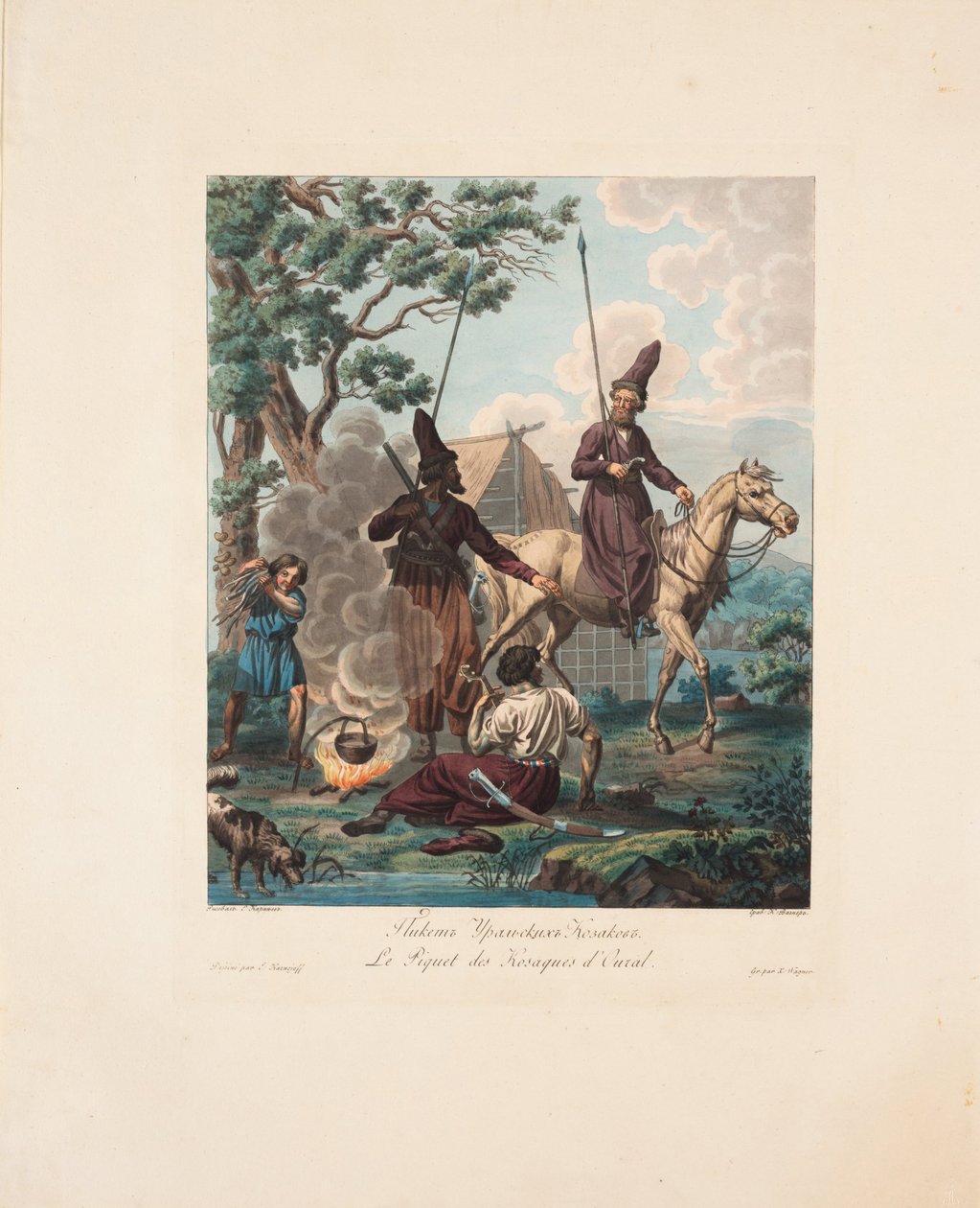 Uralkosackerna, 1812 av Yegor Karneyev