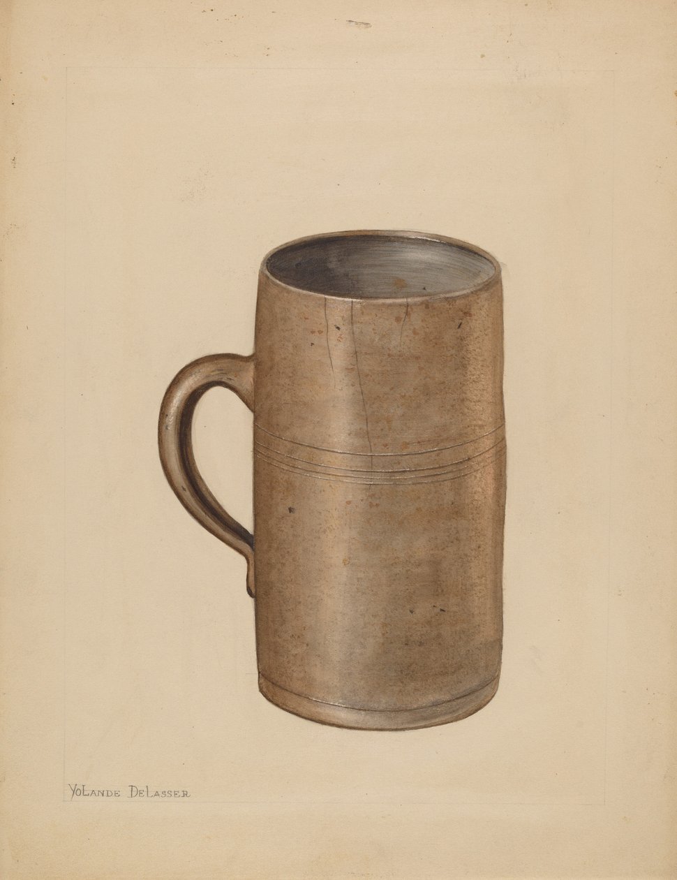 Mugg, c. 1936. av Yolande Delasser