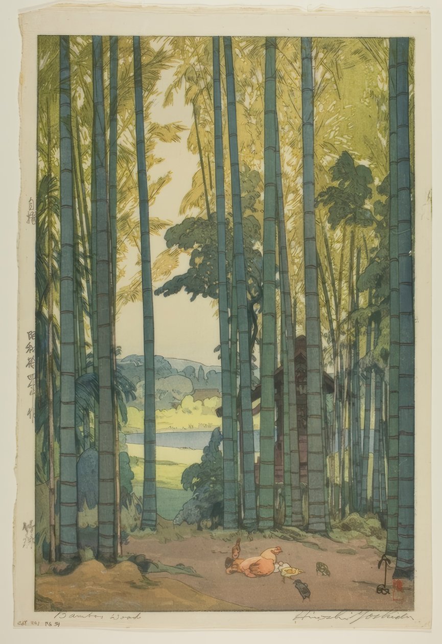 Bambu trä av Yoshida Hiroshi
