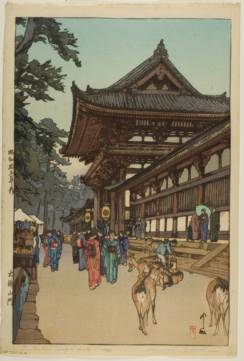 Daibutsu Temple Gate av Yoshida Hiroshi