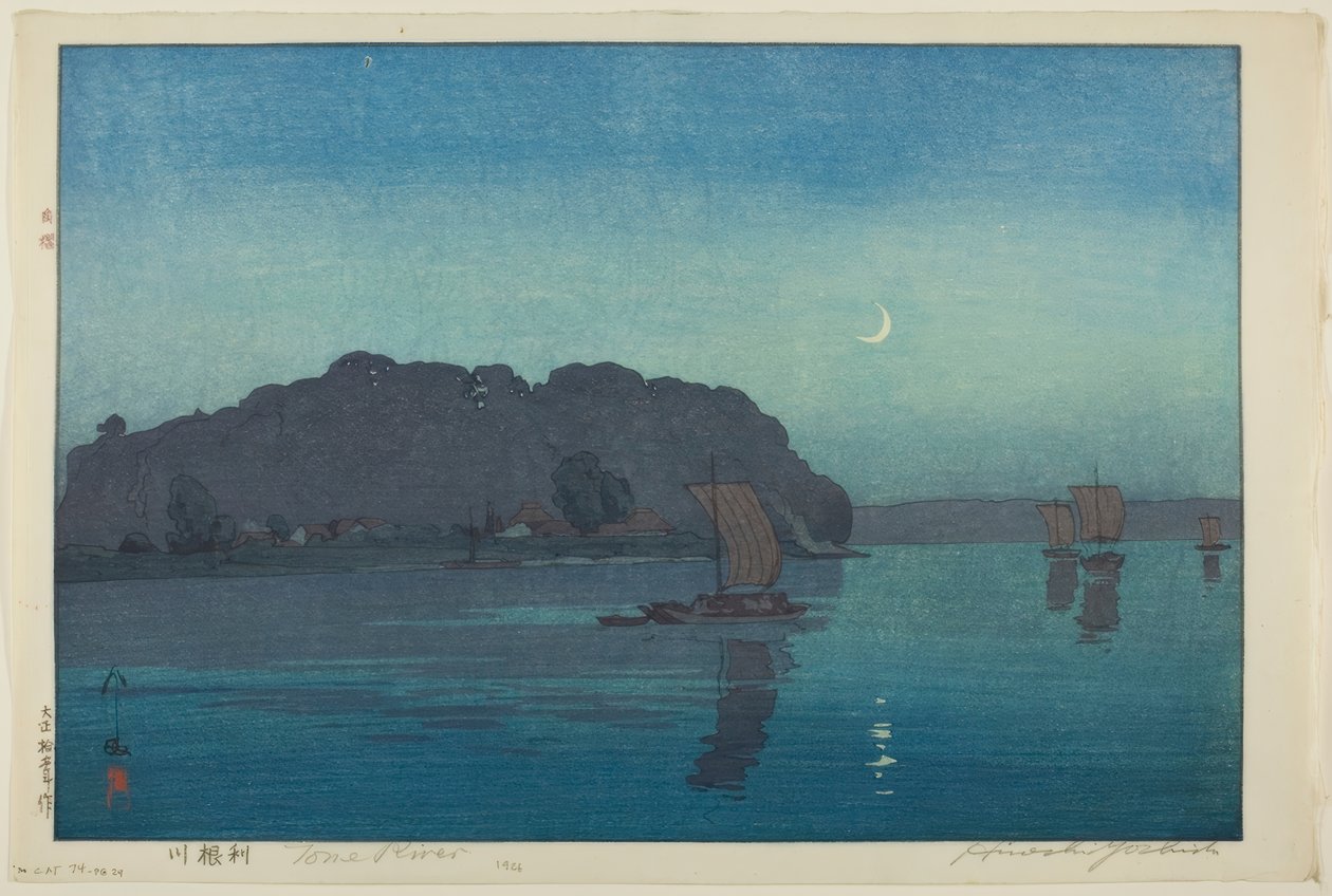 Tone River av Yoshida Hiroshi