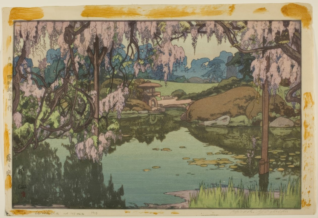 Blåregn av Yoshida Hiroshi