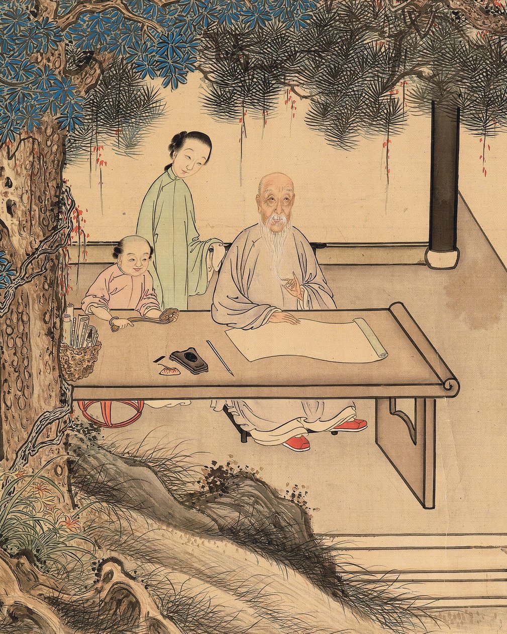 Yuan Mei och hans kvinnliga studenter av Yuan Mei