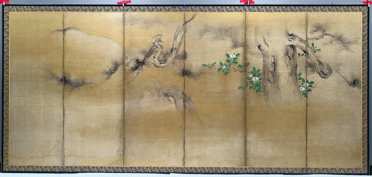 Vinter- och sommarblommor, ca. 1600. av Yusho Kaiho