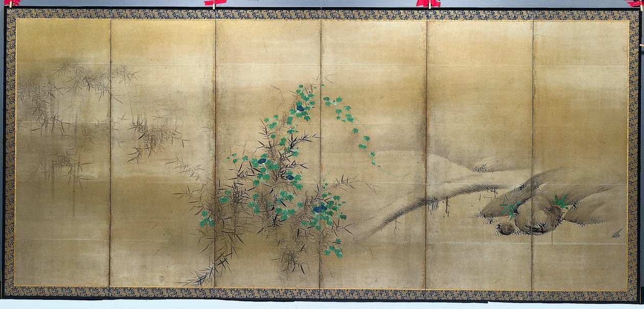 Vinter- och sommarblommor, ca. 1600. av Yusho Kaiho