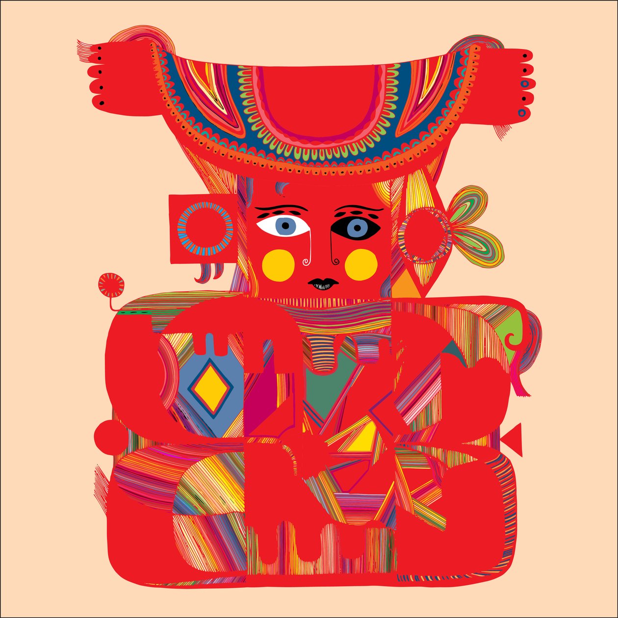 Rysk docka, 2019 (digital) av Sabina Nedelcheva Williams