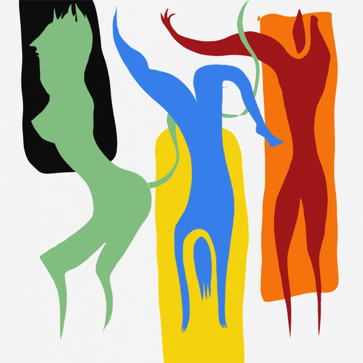 Serie Damer 3, 2017 (digital) av Sabina Nedelcheva Williams