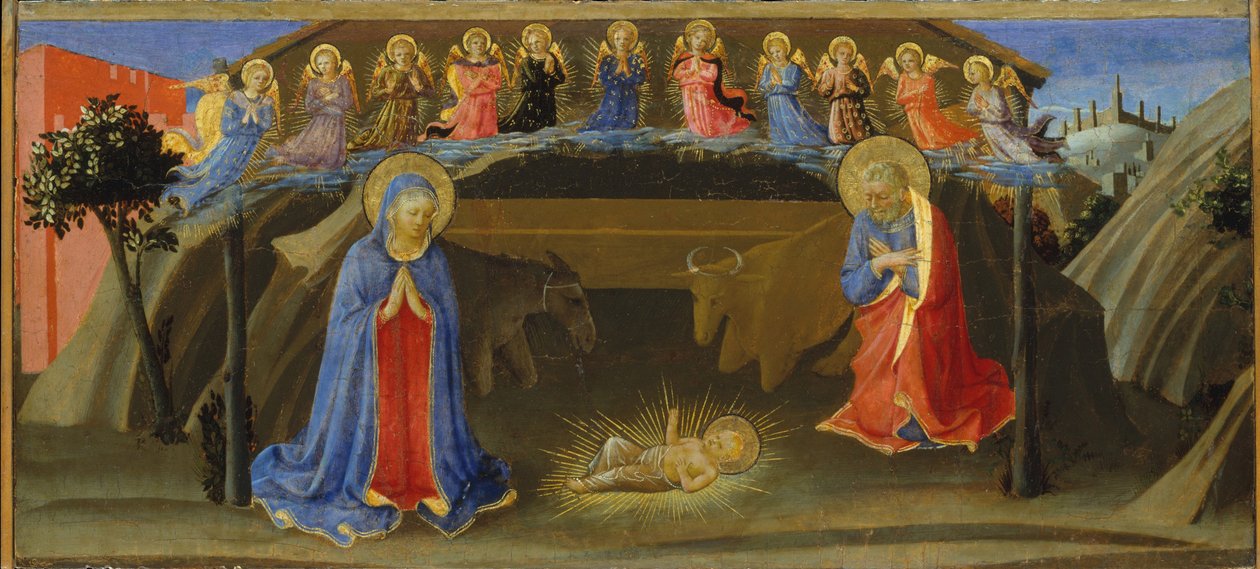 The Nativity, c.1433-34 av Zanobi di Benedetto Strozzi