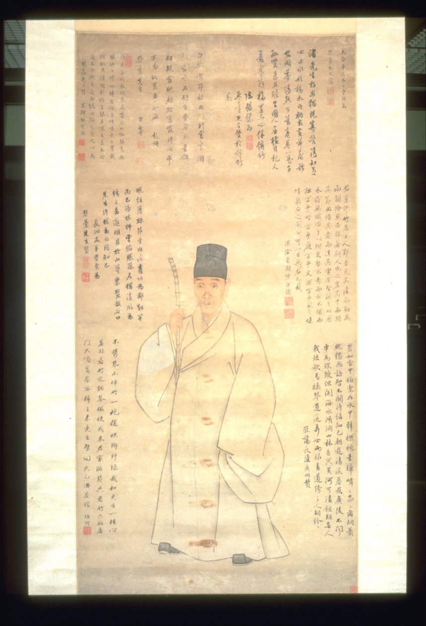 porträtt av pan Q i Taiwan av Zeng Jing