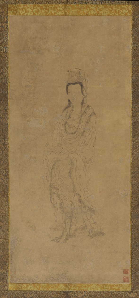 Stående Guanyin, 1600-talet. av Zhang Hong
