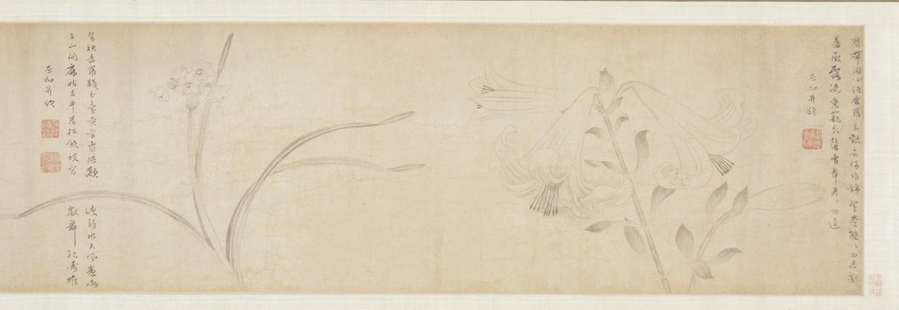Bläckblommor, 1361. av Zhao Zhong