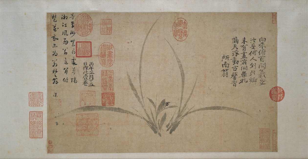 Orchid av Zheng Sixiao