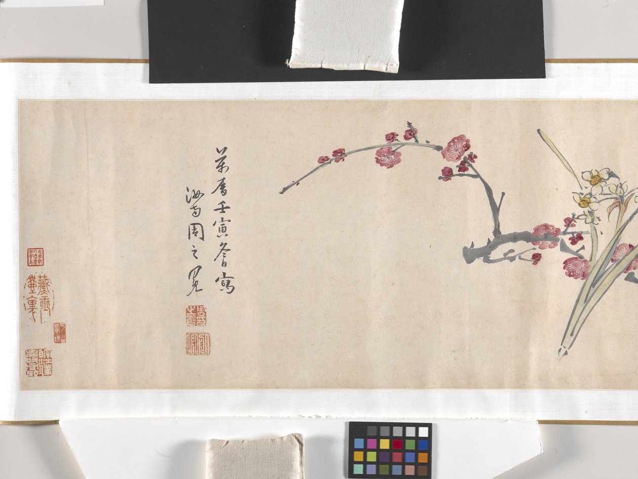 Färgade blommor av Zhimian Zhou