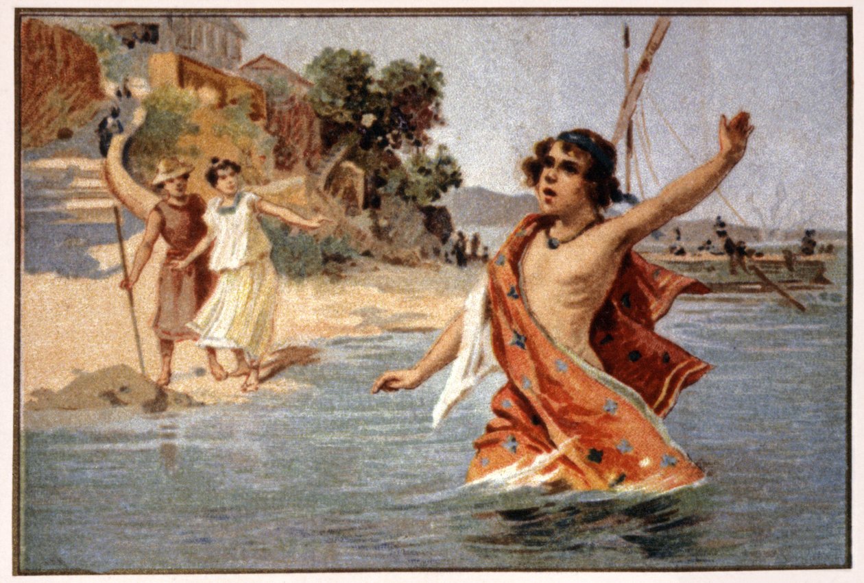 Arkimedes. 1910 (illustration) av . .