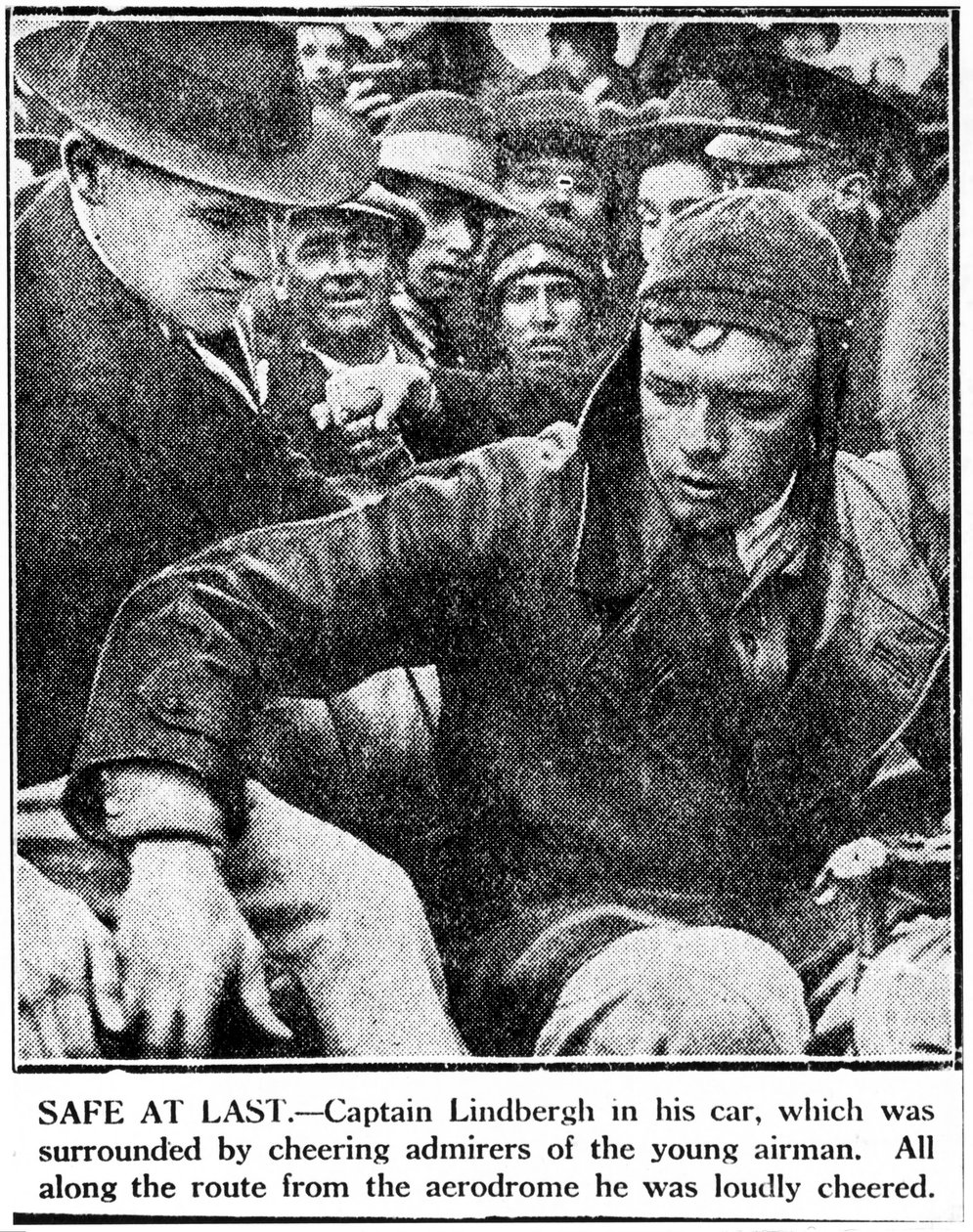 Charles Augustus Lindbergh, amerikansk pilot, ca 1920-talet av Ferdinand Georg Waldmuller
