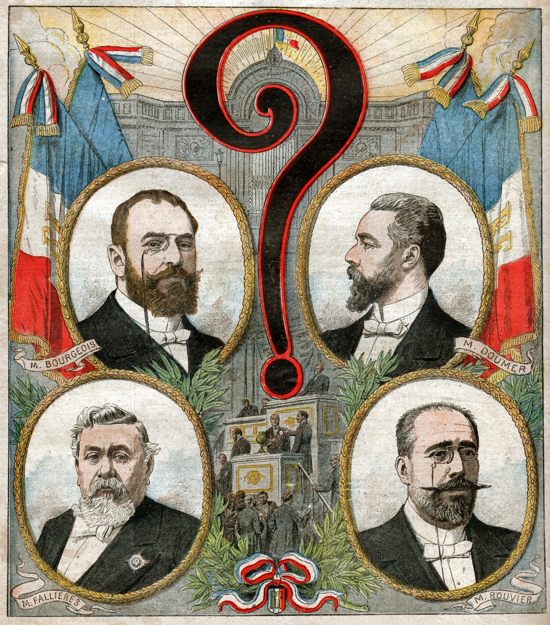 Val presidentielle de 1906. Presidentval 1906. av Ferdinand Georg Waldmuller