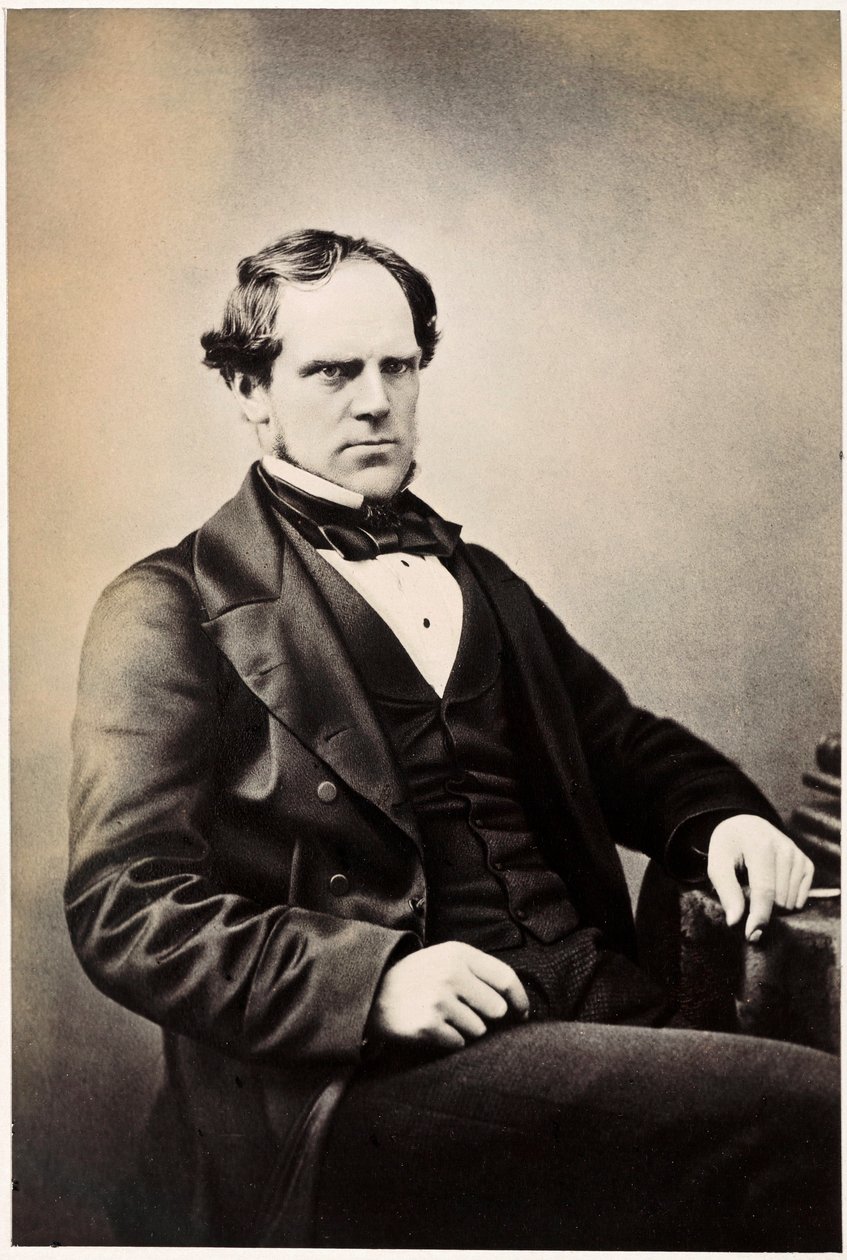 John Ramsbottom, engelsk järnvägsingenjör, ca 1850 av Frederick (attr. to) Barnard