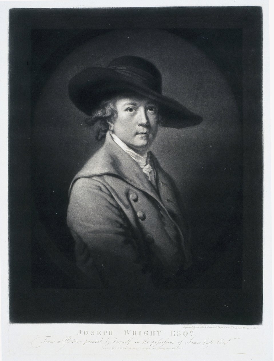 Joseph Wright, engelsk målare, sent 1700-tal av Frederick (attr. to) Barnard