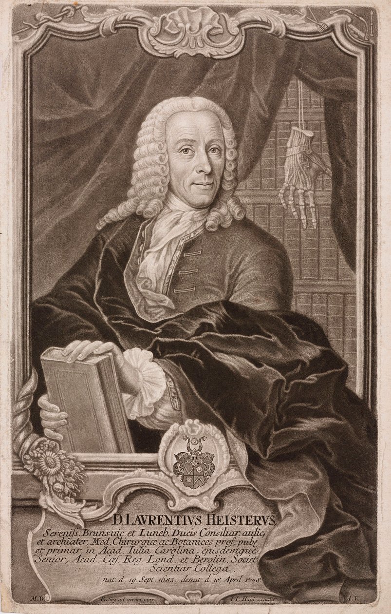Lorenz Heister, tysk kirurg av Henry Charles Fehr