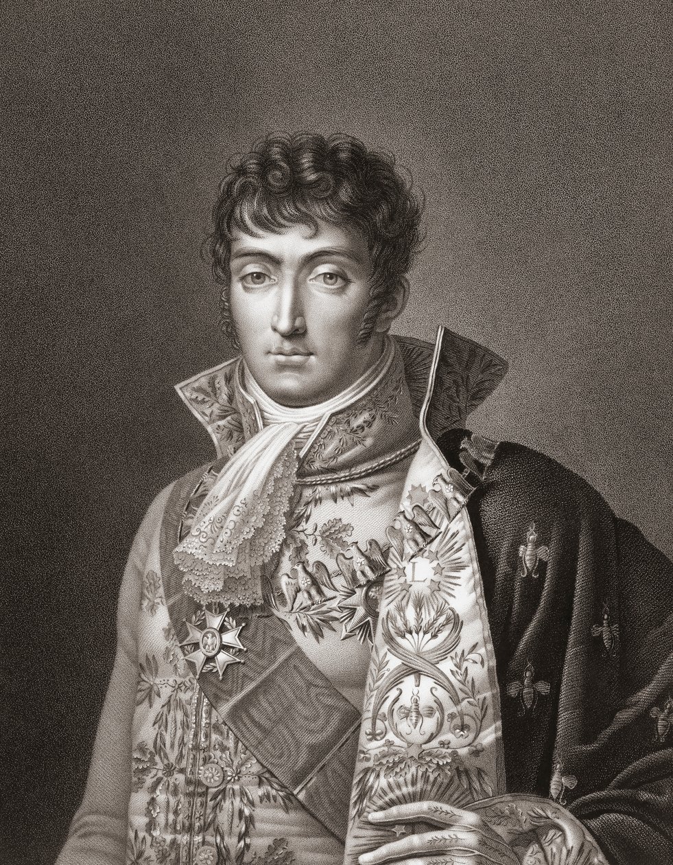 Louis Napoleon Bonaparte. Porträtt. av . .