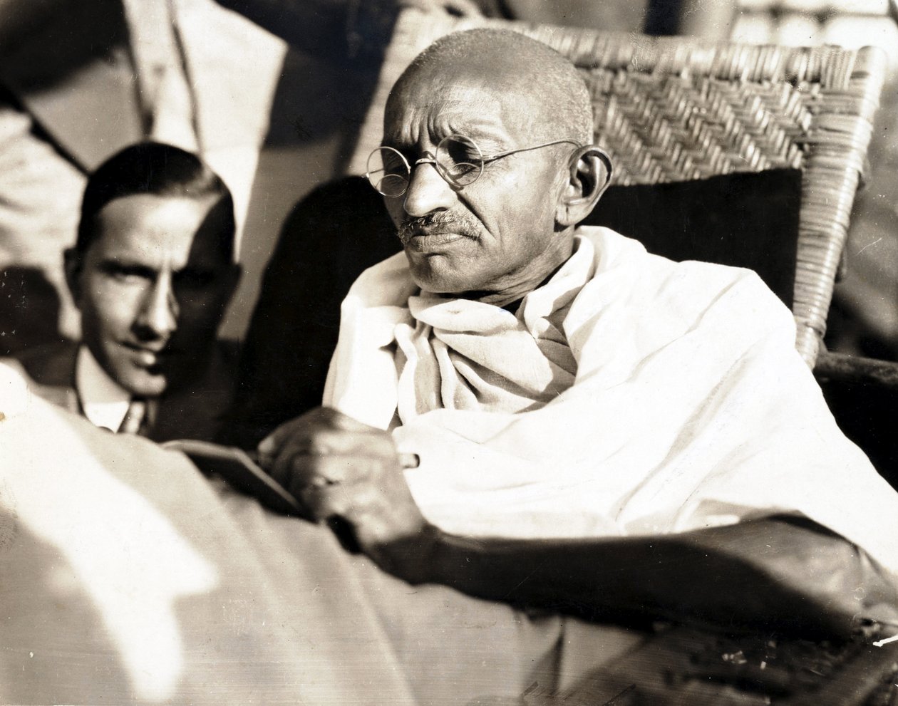 Mahatma Gandhi ombord på SS 