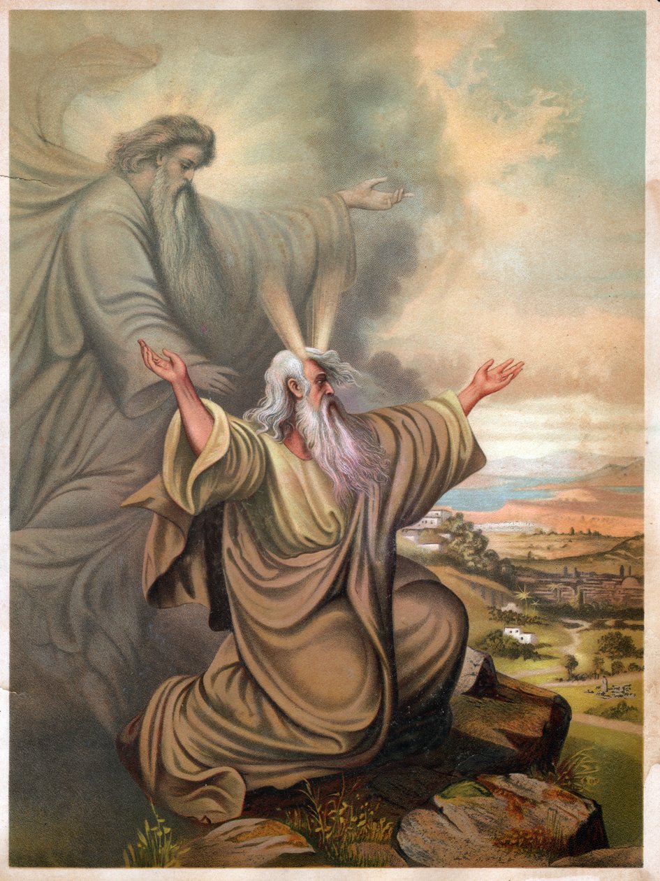 Moses, cirka 1900 (gravyr) av . .