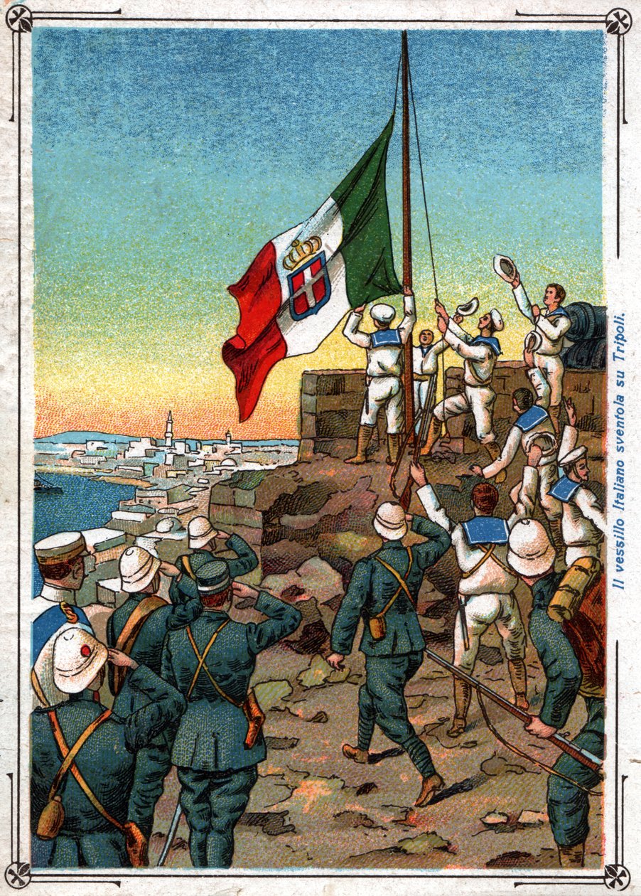 Occupation de Tripoli. Ockupation av Tripoli. av Ferdinand Georg Waldmuller