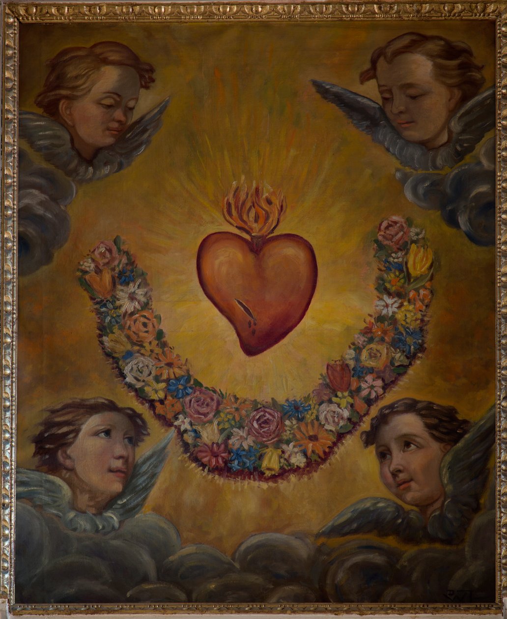 Sockenkyrka (Saint Egidius församlingskyrka). Interiör. av . .