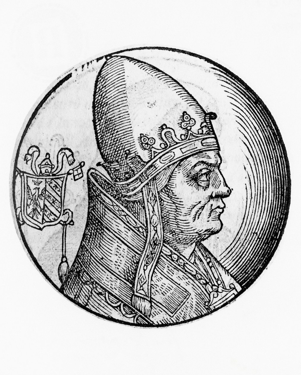 Porträtt av Honorius II (Lamberto Scannabecchi av William Walcutt